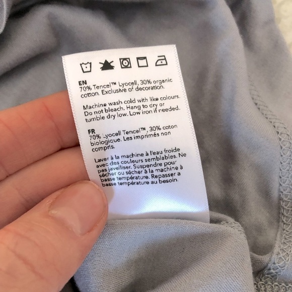 tencel and organic cotton top - NEW (GREY/BLUE) - Picture 9 of 9